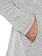 Redbridge Moderner Unisex Strickmantel mit Kapuze Lässiger offener Cardigan für Alltag und Freizeit Beige XL