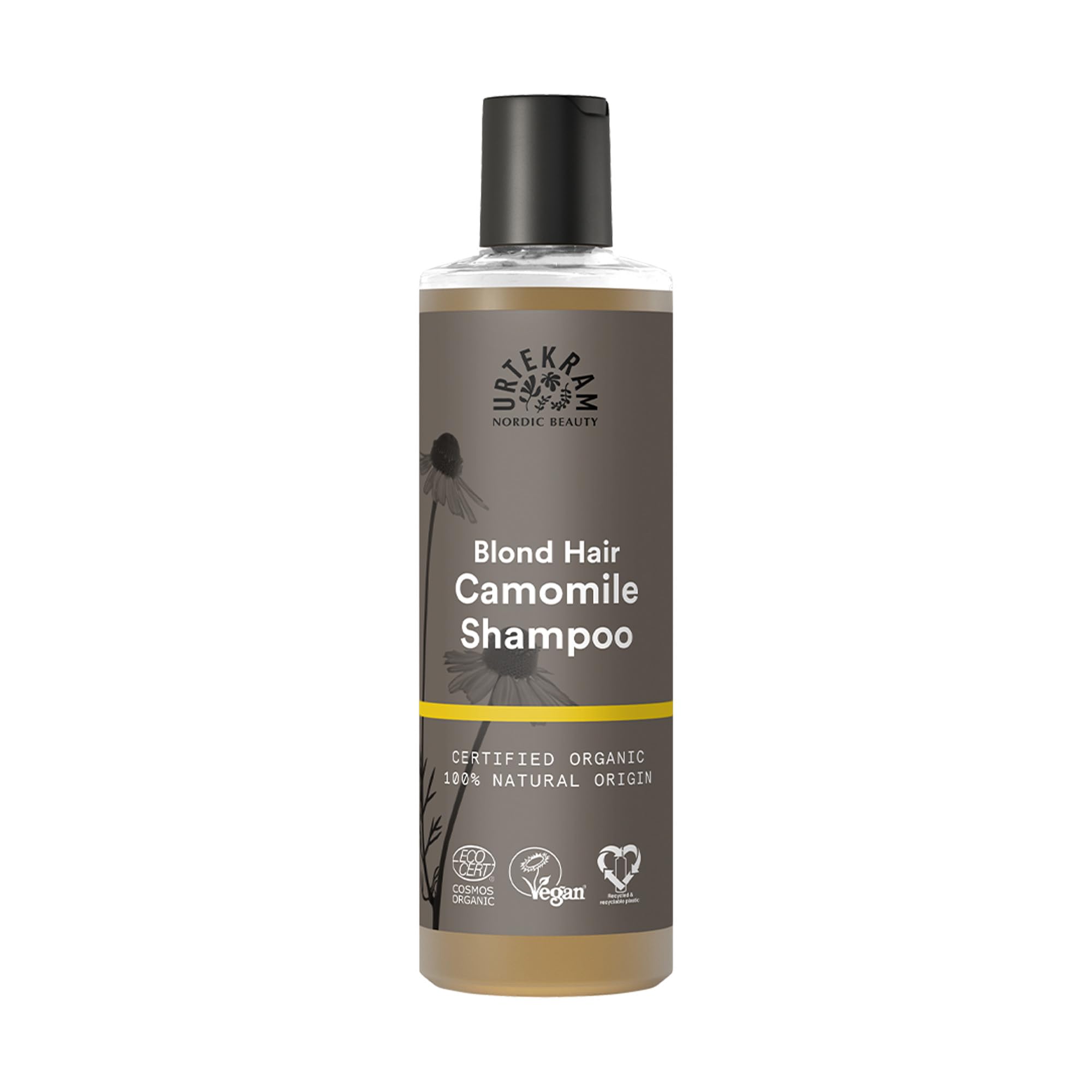 Urtekram Shampoo - Camomile - Blond Hair - 250 Ml, Vegan, Organic, Natural Origin, 250 ml (Pack of 1)