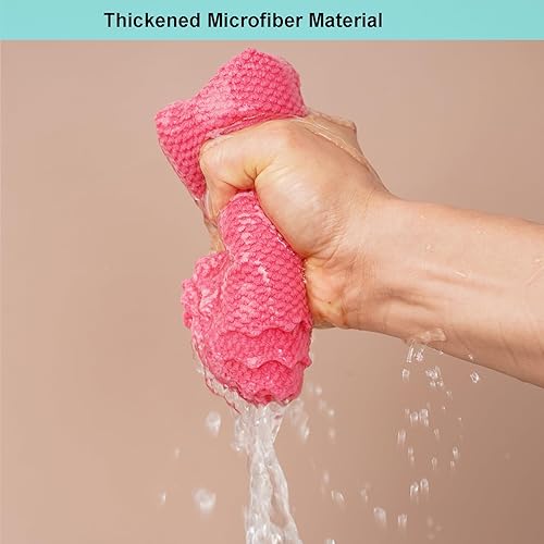 Miniatura 6 de Paños de limpieza de microfibra más suaves, altamente absorbentes, reutilizables y sin pelusas, trapos de limpieza para eliminar el polvo para casa,