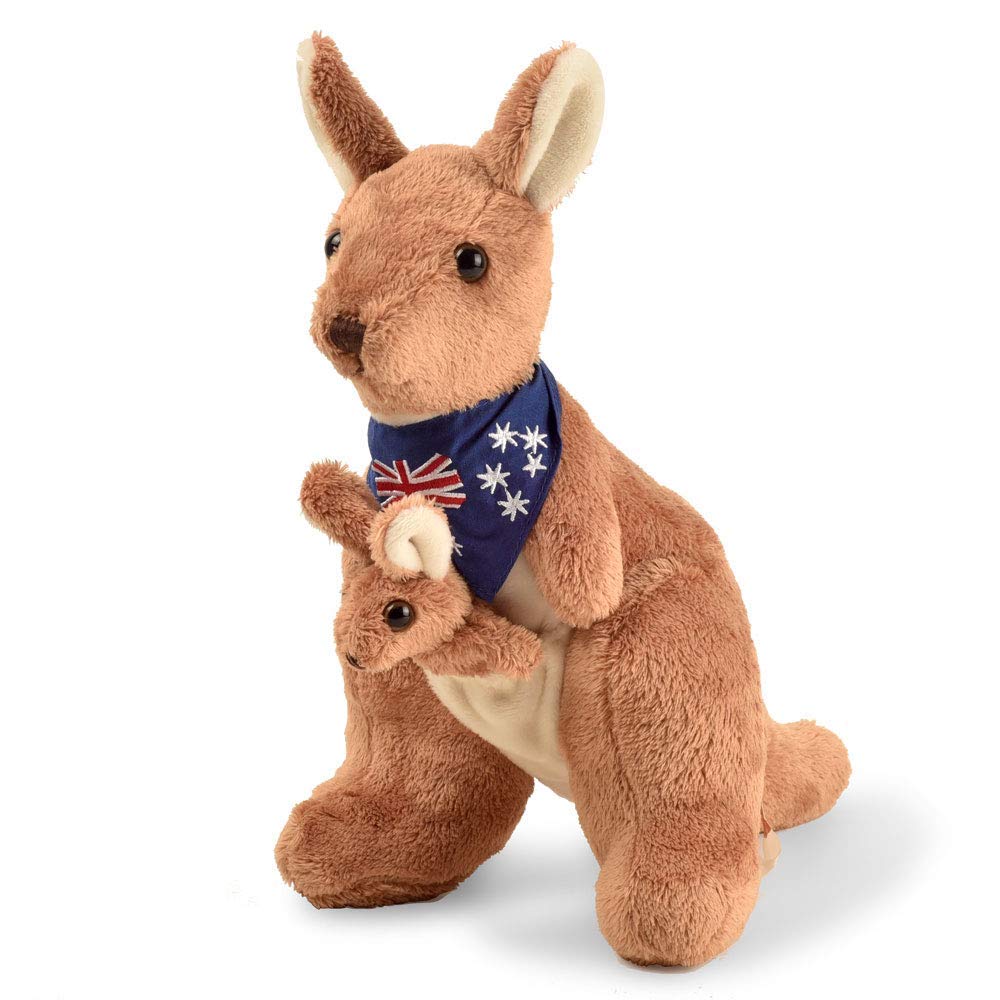 BOHS Kangaroo Stuffed Animal with Removable Joey