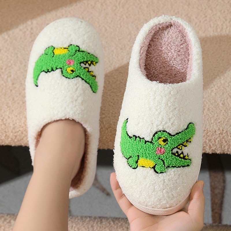 Womens Mens Memory Foam Soft Plush Home Slippers Slip On Non-Slip Fuzzy Outdoor Indoor House Slippers3