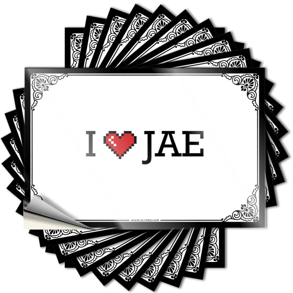 Decal Man Cave Stuff Easy Apply | I Love Jae Cozy Bottle Peel and Stick(8X12CM)