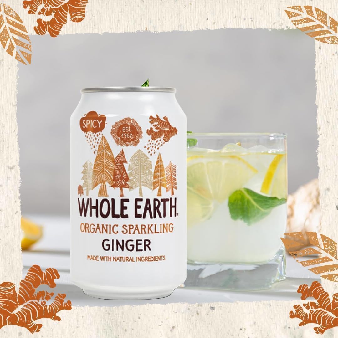 Whole Earth Refresco De X 330ml (bio), Jengibre, 24 Unidad