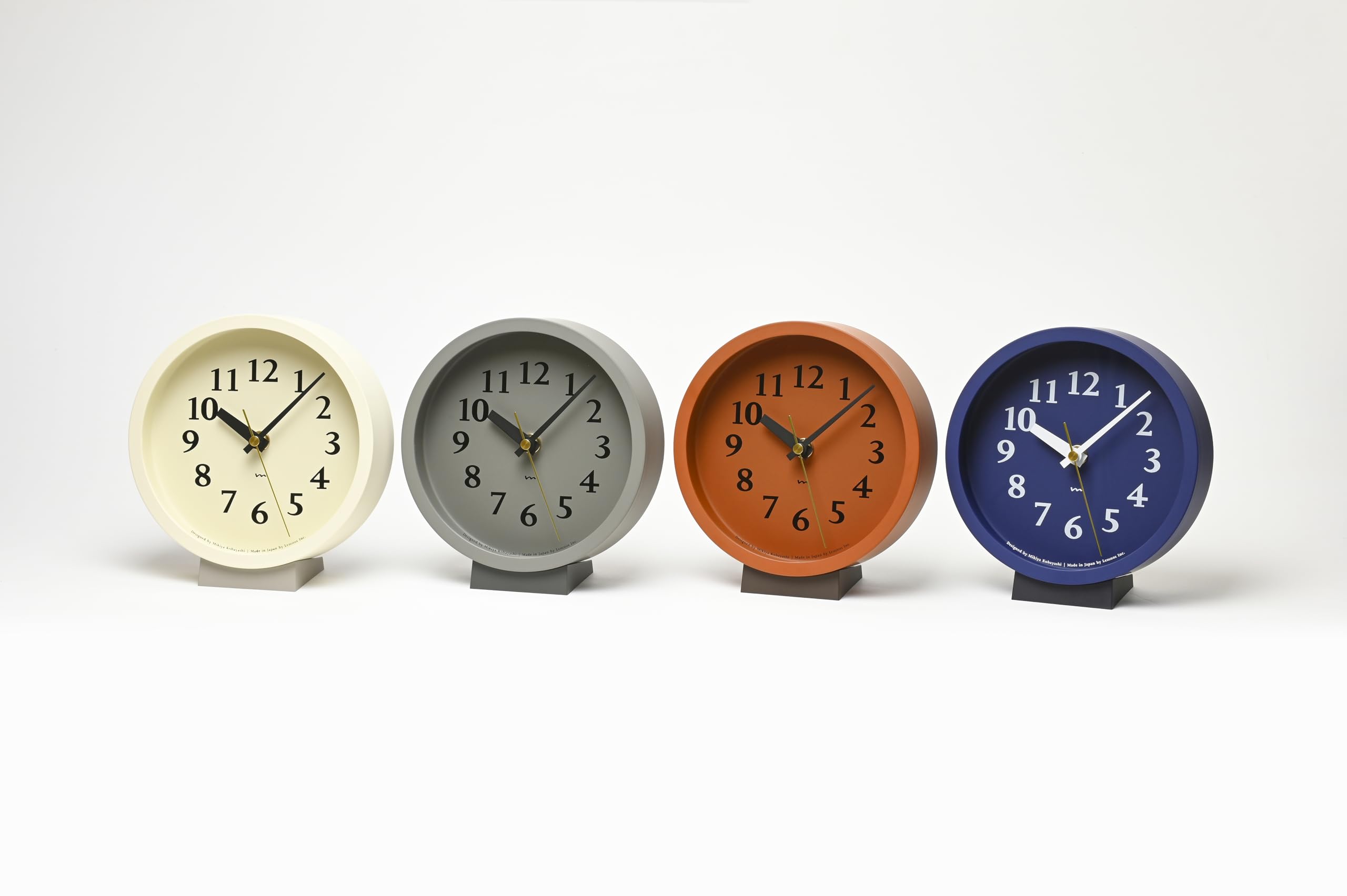 Amazon.co.jp: レムノス Lemnos 置き時計 電波時計 m clock MK14-04