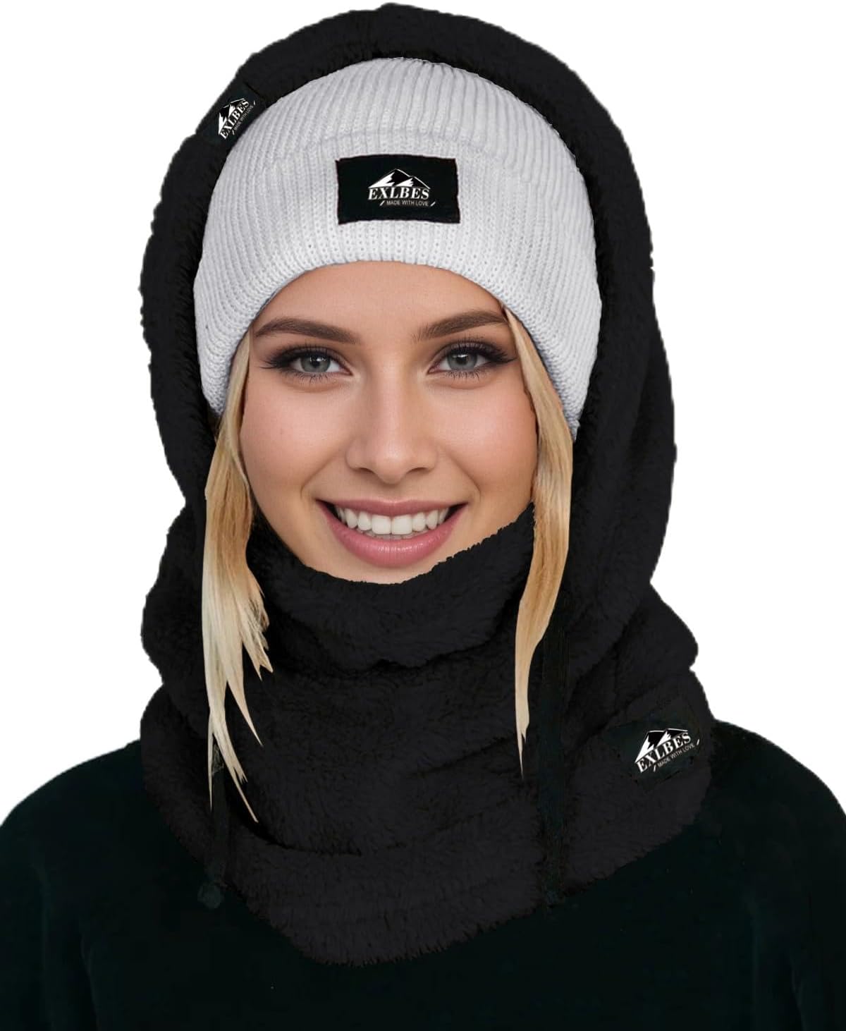 Fleece Balaclava Face Mask Winter Ski Mask for Men Women Wind-Resistant Warm Face Cover for Cold Weather