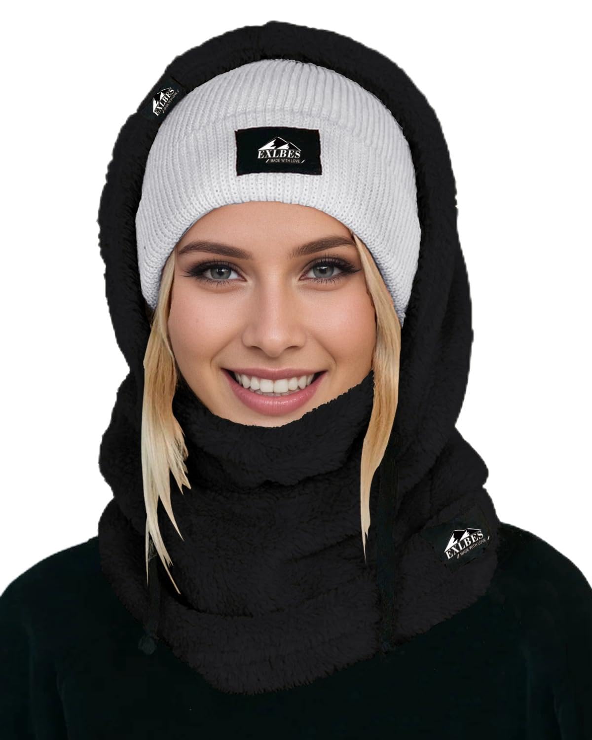 Fleece Balaclava Face Mask Winter Ski Mask for Men Women Wind-Resistant Warm Face Cover for Cold Weather