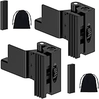 Vista 13 de Cerradura de refuerzo de puerta de seguridad portátil mejorada, pestillo de bloqueo abatible sin perforación, evita la entrada no autorizada, se