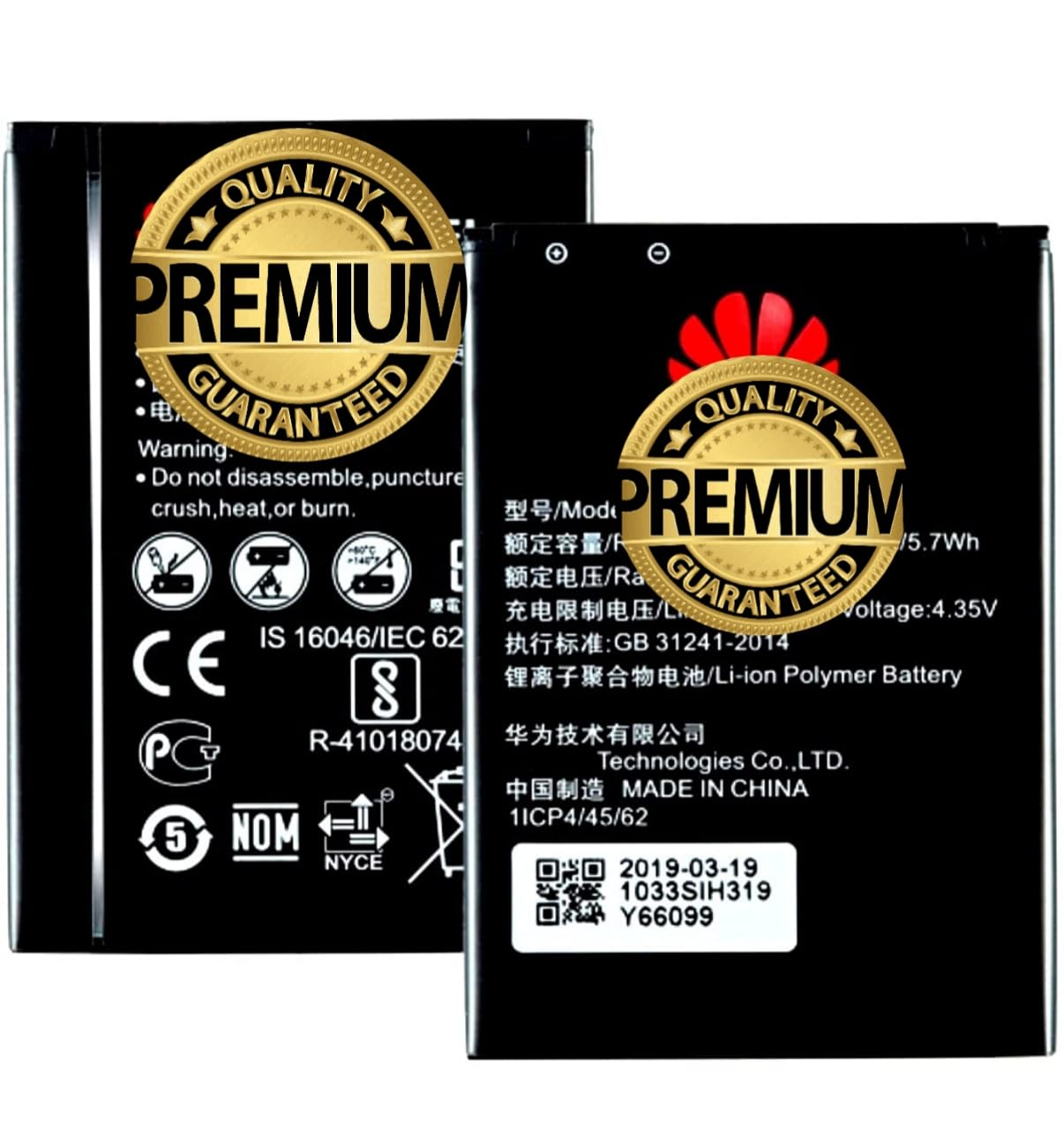 AEV Router Battery Compatible for Airtel Huawei 4G Hotspot WiFi HB434666RBC-1500mAh-picture-28