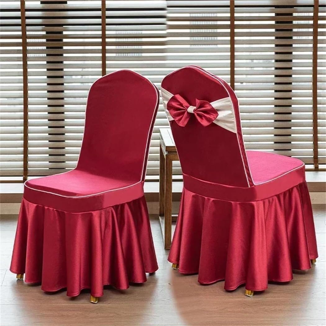 Fundas para sillas PBTMCD que solucionan la decoración de respaldos altos en cenas de fiesta