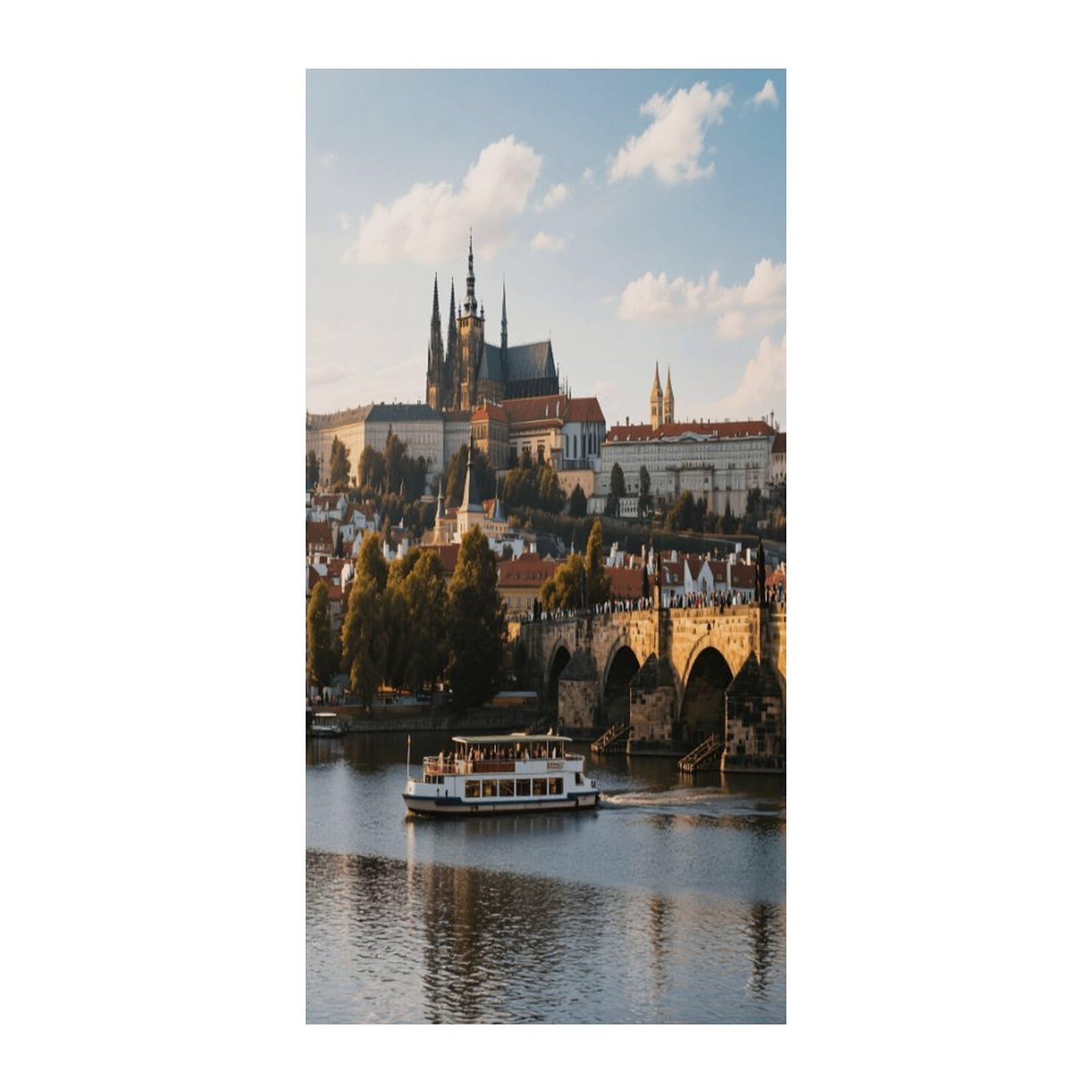 Fekiloot Style Prague Castle Door Curtain Room Divider Curtains
