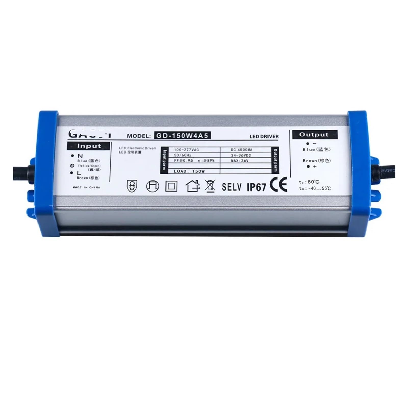 Alimentation LED 150W pour illuminer votre jardin avec ce transformateur étanche