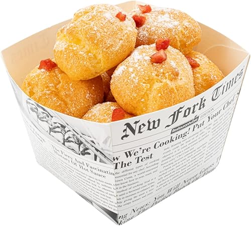 Restaurantware Bio Tek - Cajas de aperitivos de 4.3 x 4.3 x 3.2 pulgadas, 200 cajas de golosinas con revestimiento de polietileno, resistentes y