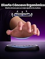 Vista 5 de Vaydeer Reposamuñecas para teclado y mouse, almohadilla ergonómica de soporte de muñeca para computadora, cojín de brazo de espuma viscoelástica
