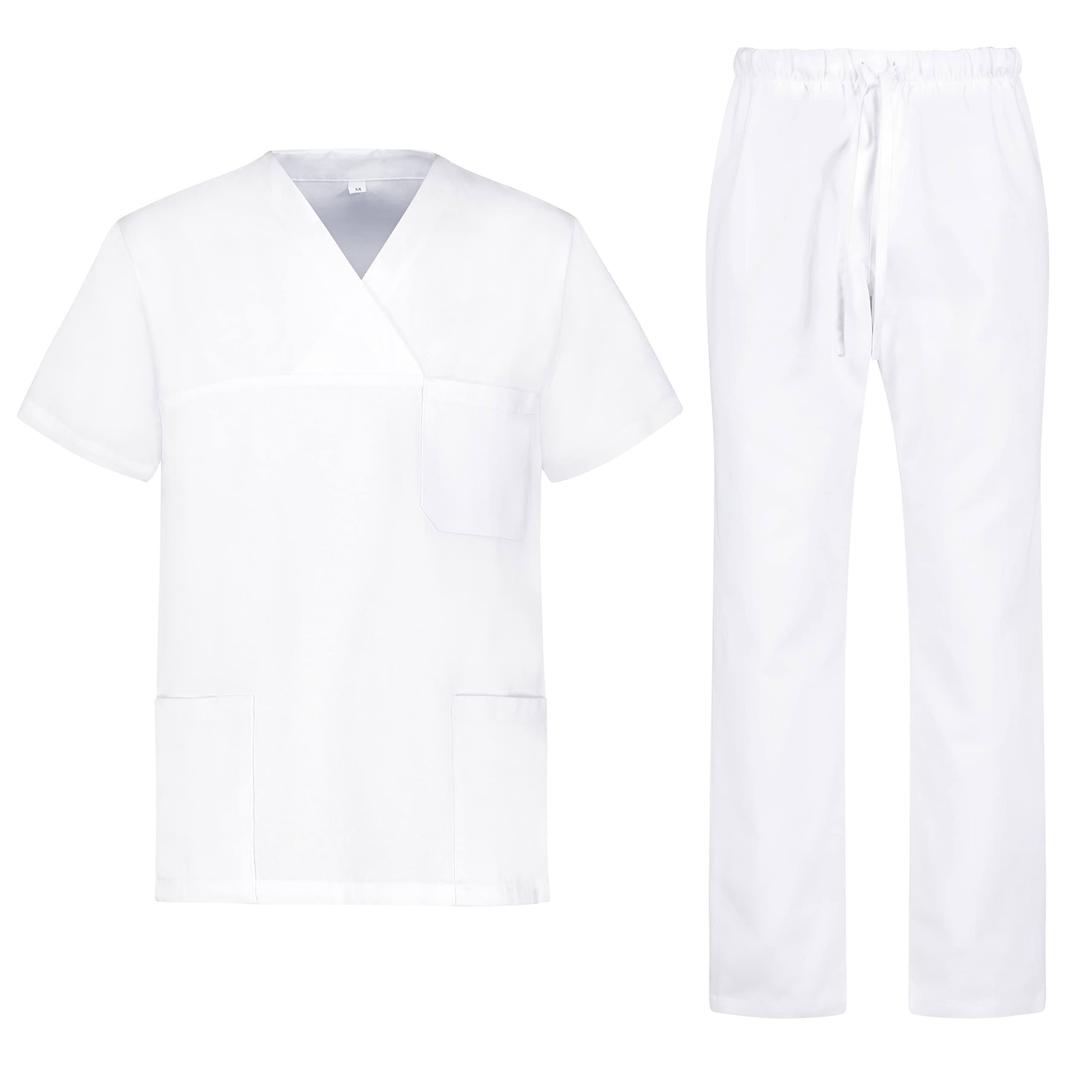 B-well Morelli Uniformes Sanitarios 100% Algodón Pijama Sanitario Unisex Conjunto Casaca Y Pantalón