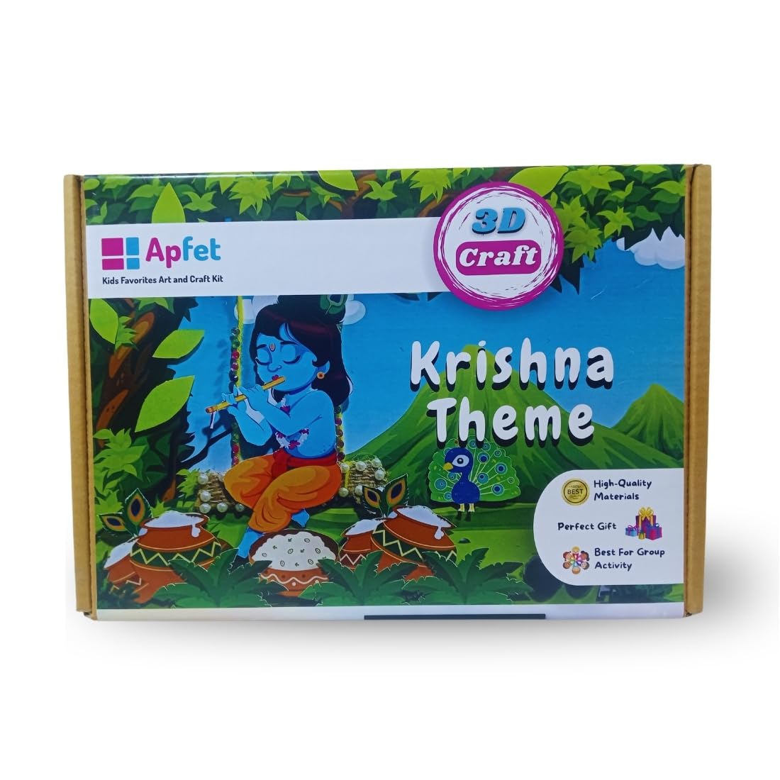 3D Craft Kit Krishna Theme (Design - 1) DIY 3D Painting Art for Girls and Boys | Group Activity | STEAM Learning for 8,9,10,11,12,13,14 Year Old Kids (B0D25VGHMD) Amazon Price History, Amazon Price Tracker