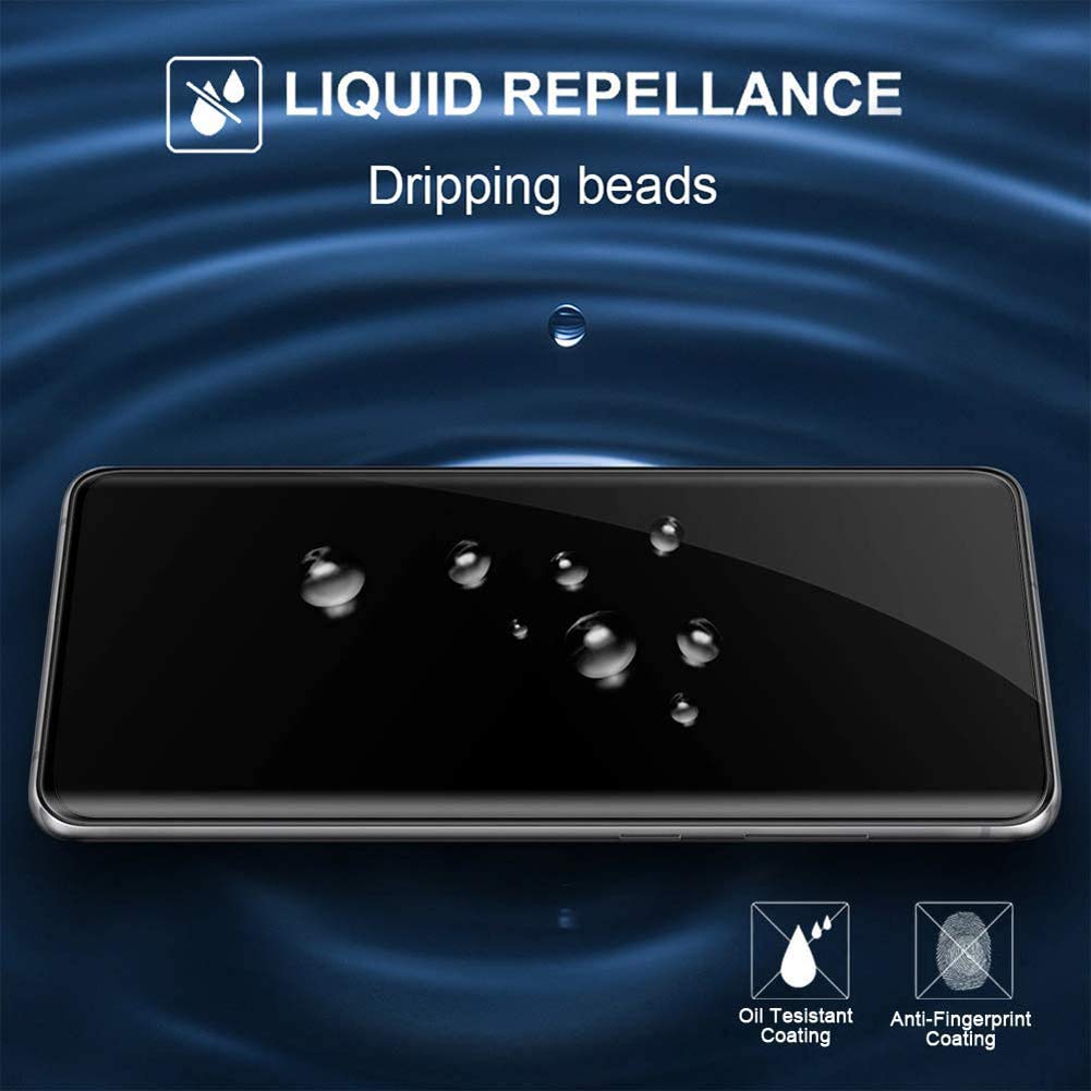 [2-pak] Galaxy S9 Plus Ochraniacz ekranu Prywatność Szkło hartowane, Maxwolf 3D Curved Edge, Anti-Spy, Anti-Scratch, Case Friendly, 9H Hardness Shield do Samsung Galaxy S9+