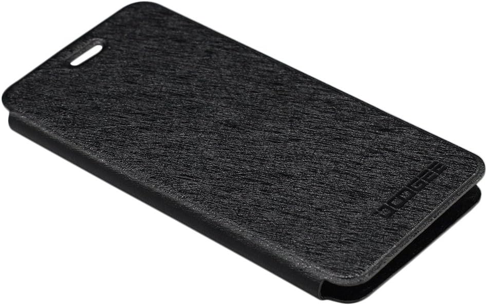 Moonar®Flip PU Leather Case Cover for DOOGEE Valencia DG800 (Black)