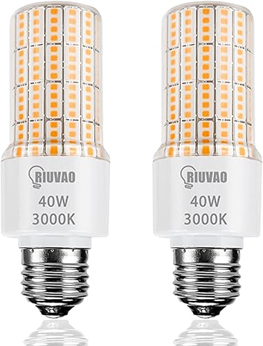 Miniatura 7 de Bombillas LED equivalentes a 300 W, superbrillantes, 5000 lúmenes, 5000 K, luz diurna fría, bombilla LED blanca E26E27, base media, 40 W,