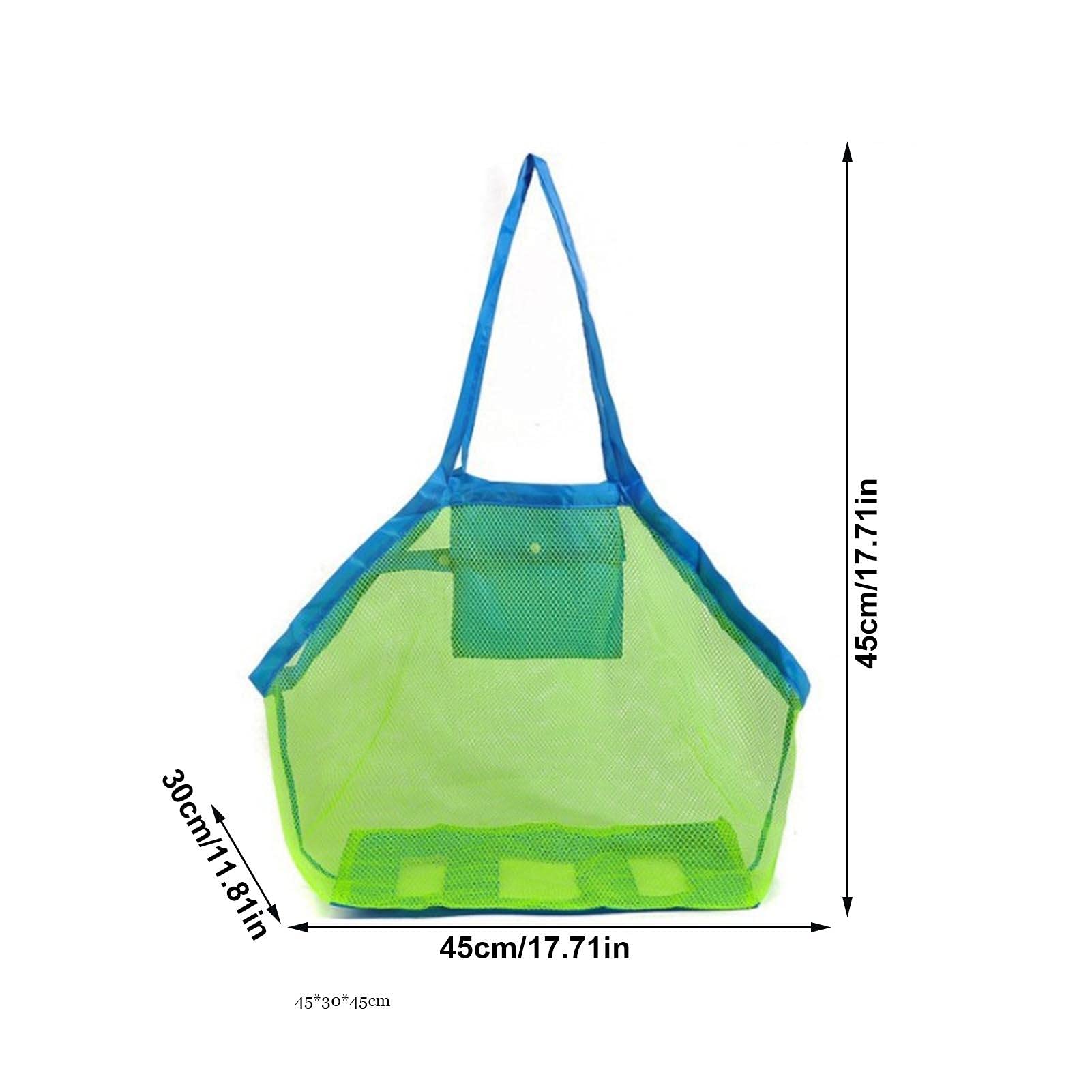 Grand Sac En Maille EocuSun Pour Jouets Plage - Filet Pliant Sac à Dos Natation & Voyage