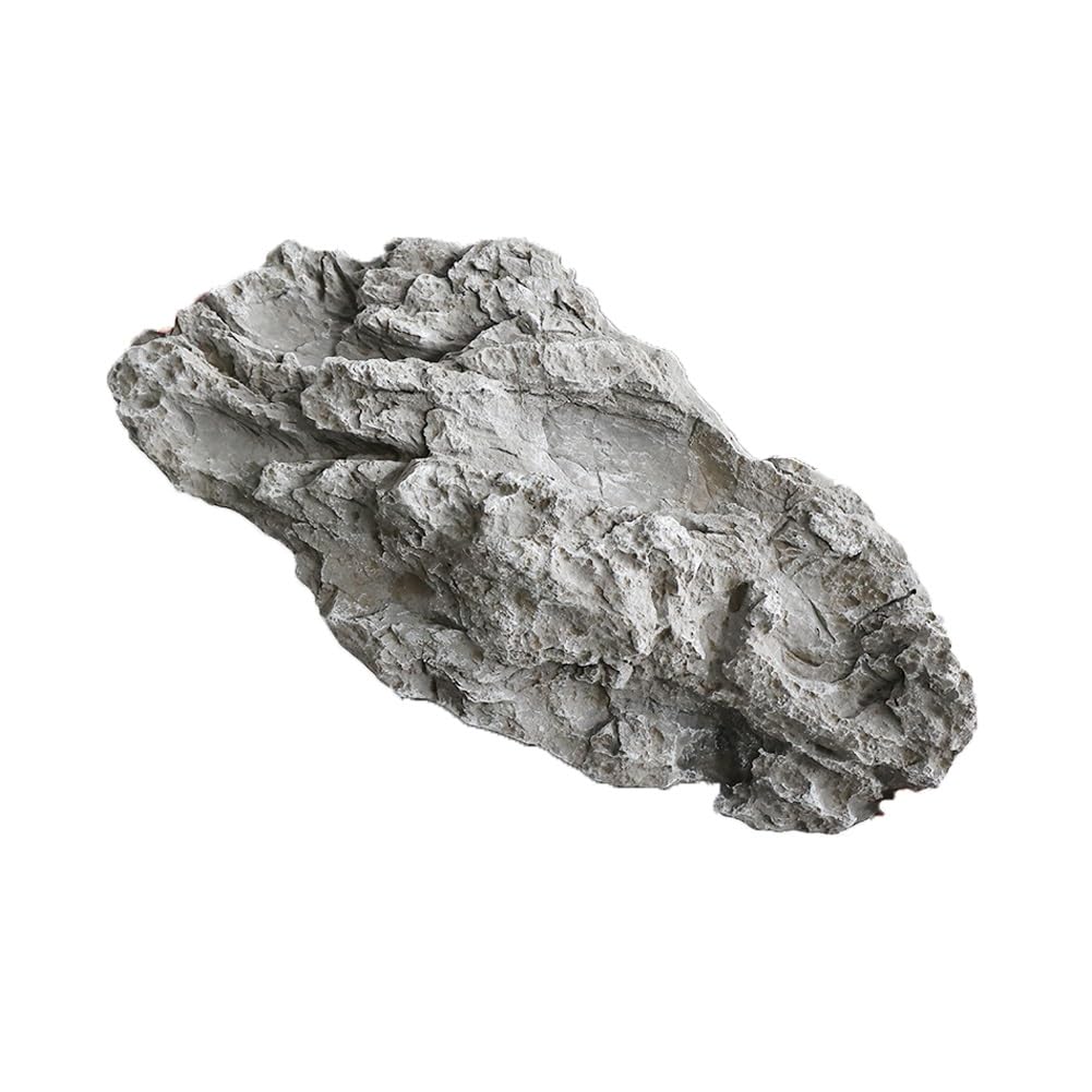 Grande Roccia Finta, masso Artificiale, Texture Naturale realistica, Adatta for Giardino, Stagno, Decorazione di acquari(95 * 50 * 23Cm/37.4 * 19.7 * 9.1in)