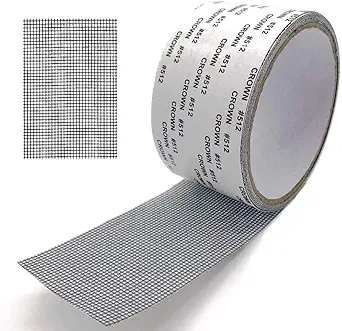 FEELING MALL Fiberglass Anti Insect Screen Repair Tape Upgraded Window Tape Wire Mesh Door Home RV Camper Cottage Covering up Holes Tears Instantly Strong Adhesive Waterproof Screen