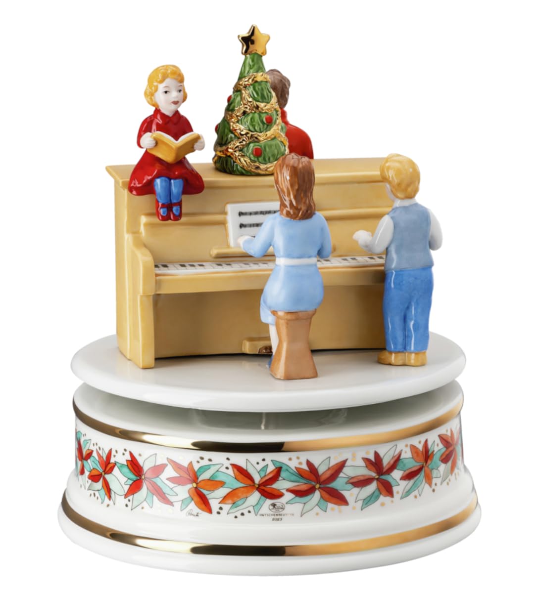 Hutschenreuther Multicolor Gross 2023 Christmas Sounds Music Box, Material Mix, Multicoloured