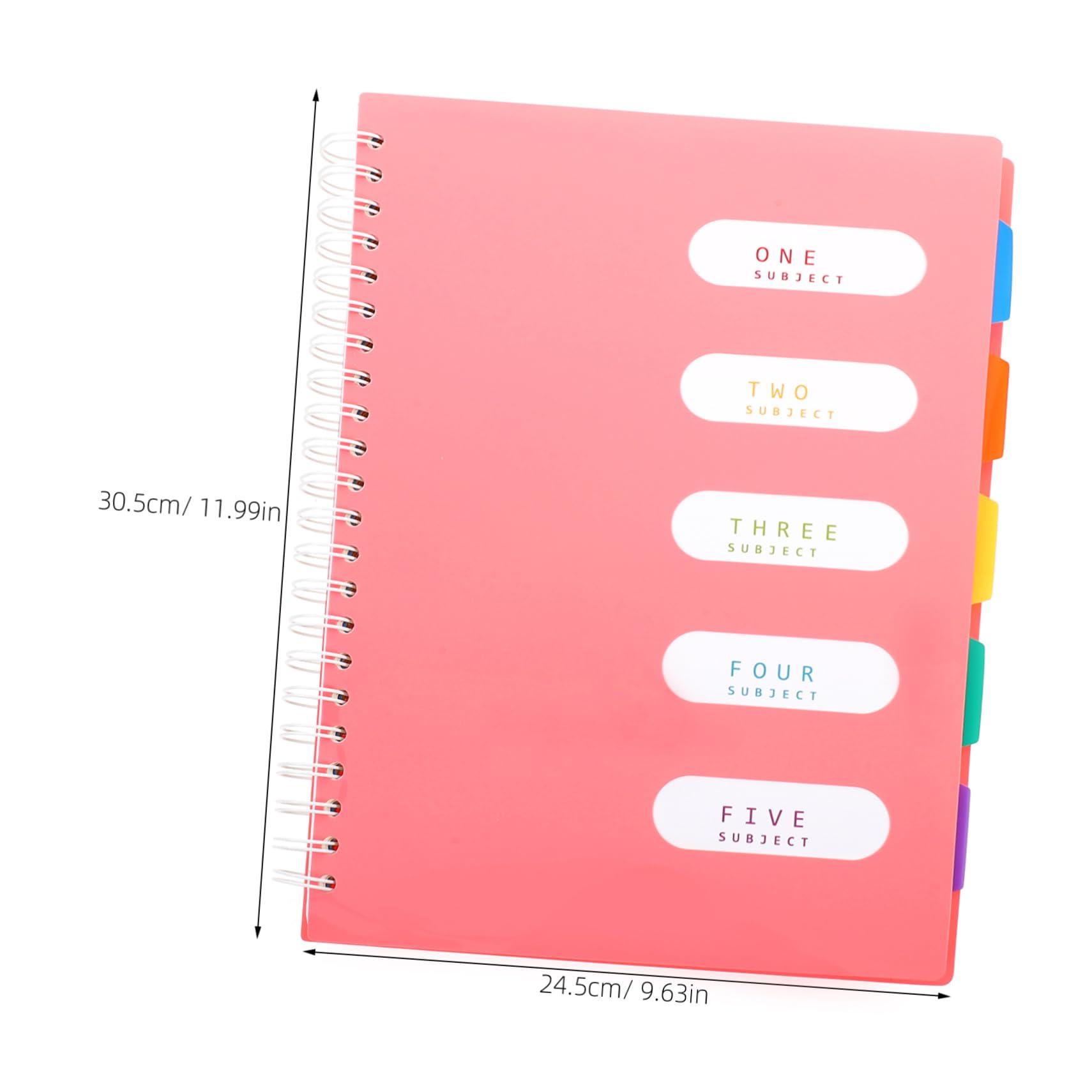 SHINEOFI Carnet à Spirale Bloc-notes de Bureau Lignes Écriture Format Pratique Carnet de Notes pour Étudiants et Employés