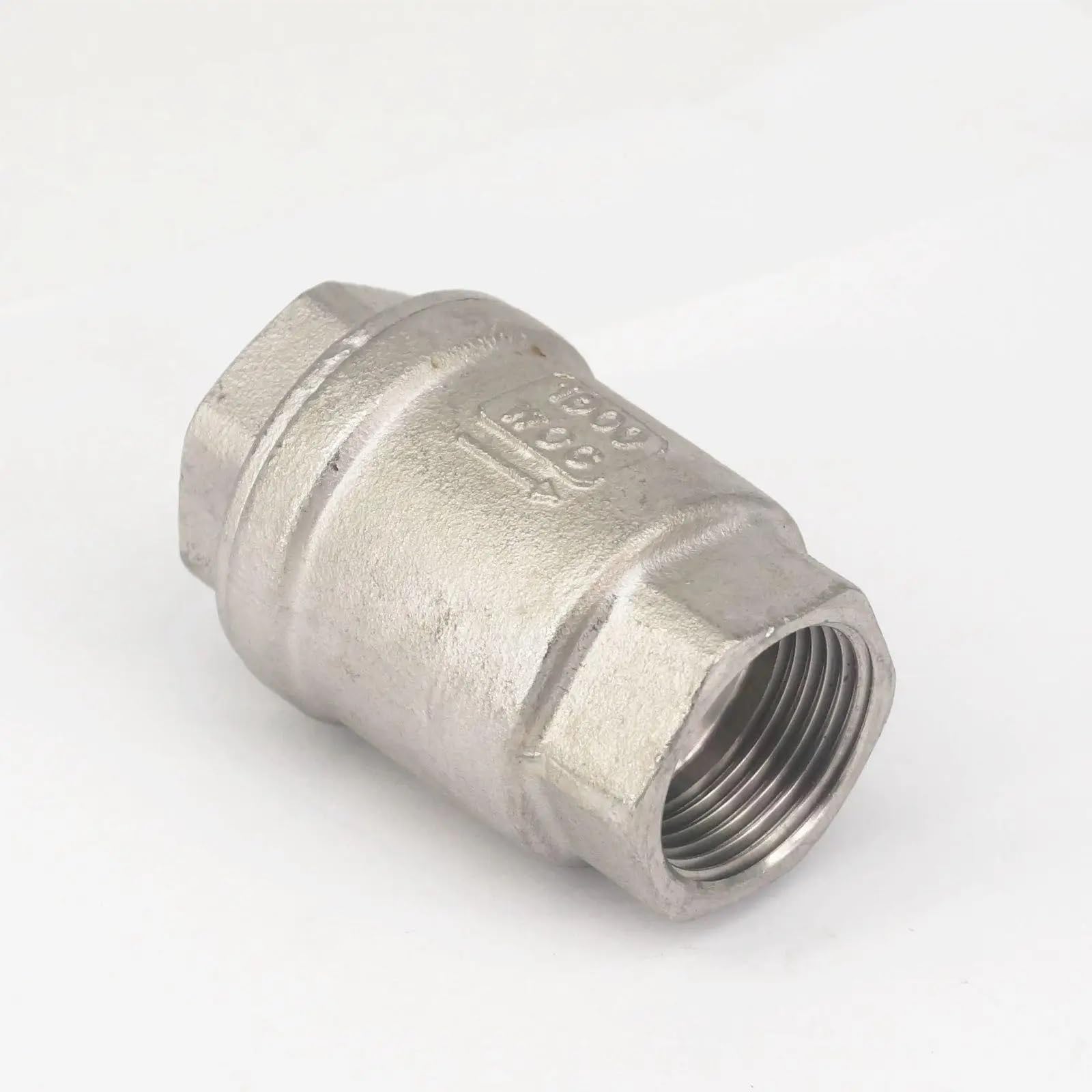Válvula de resorte en línea DN20 inoxidable 304 antirretorno de 3/4 pulgadas