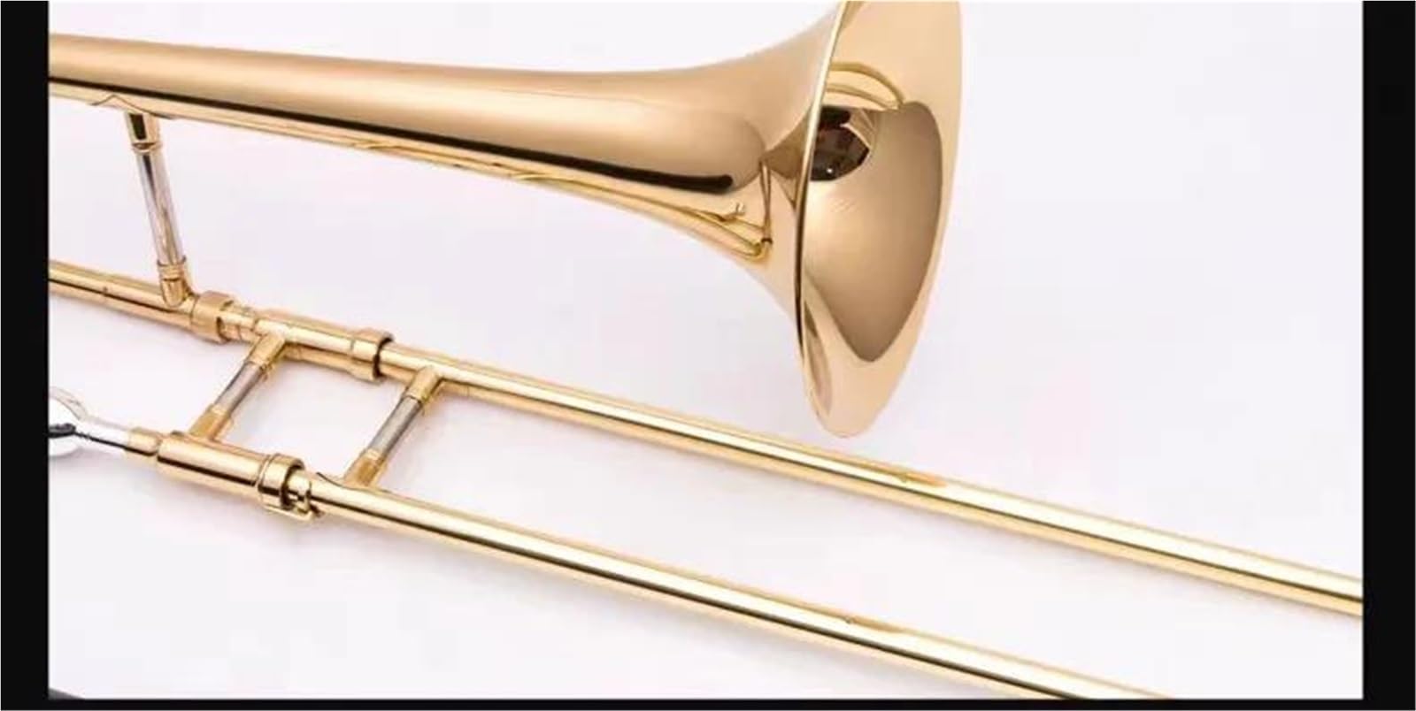 Posaune Messinglack Gold Mit Koffer Bass B Profiposaune