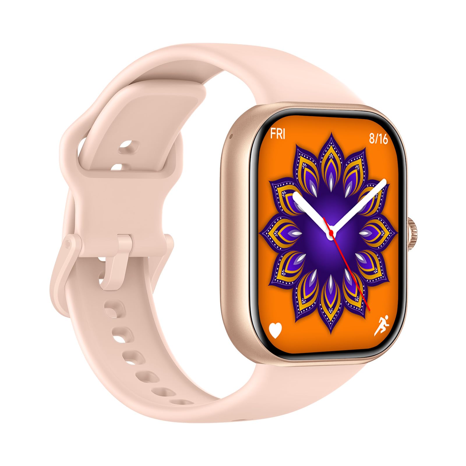 Redmi Move Smartwatch | 1.85" AMOLED (390×450, 600 nits) | Bluetooth Calling | 140+ Sports | 24×7 HR & SPO₂ | AOD | Up to 14-Day Battery | HyperOS (Gold Rush Strap)-image-38