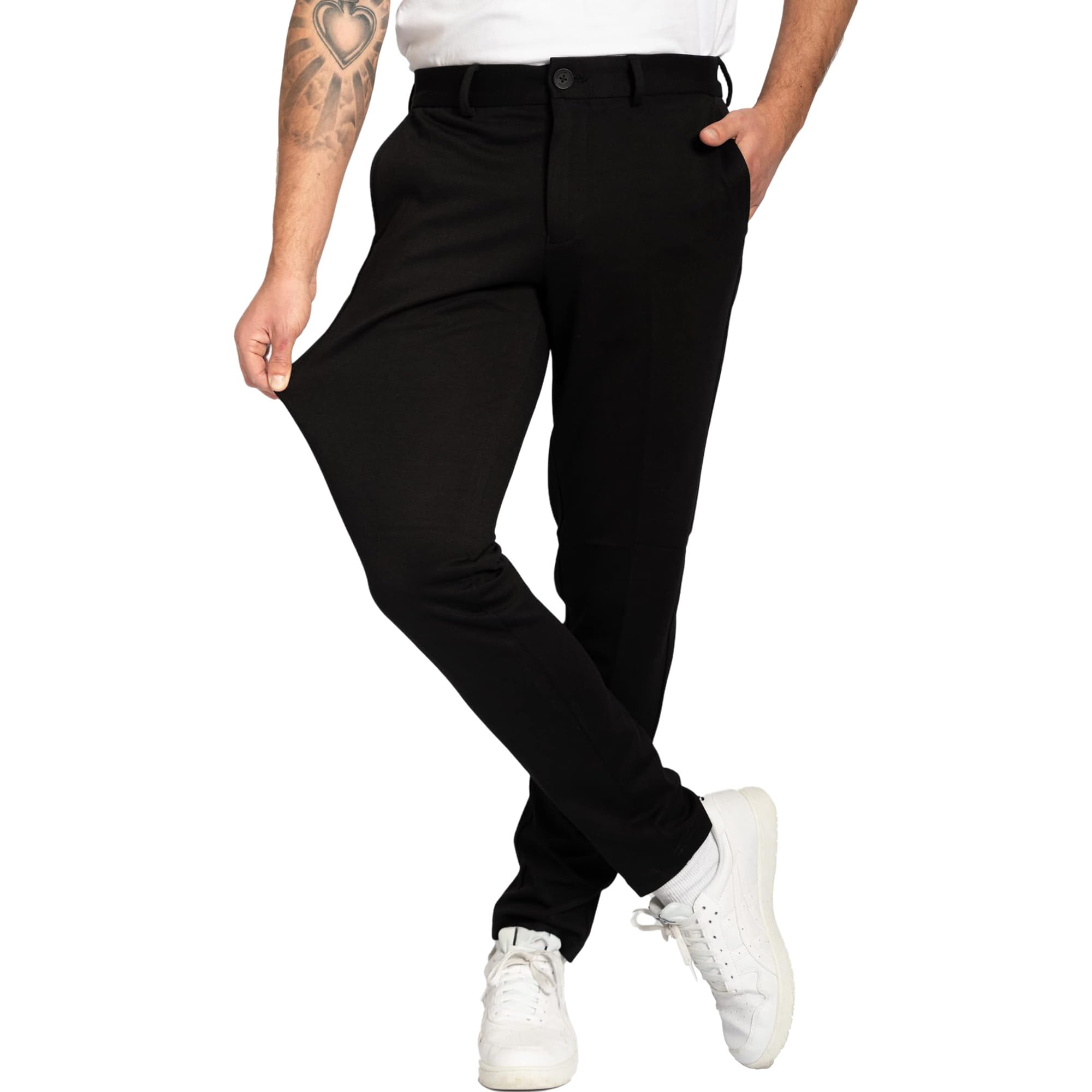 Pants Pantaloni da Uomo Eleganti Slim Fit da Uomo