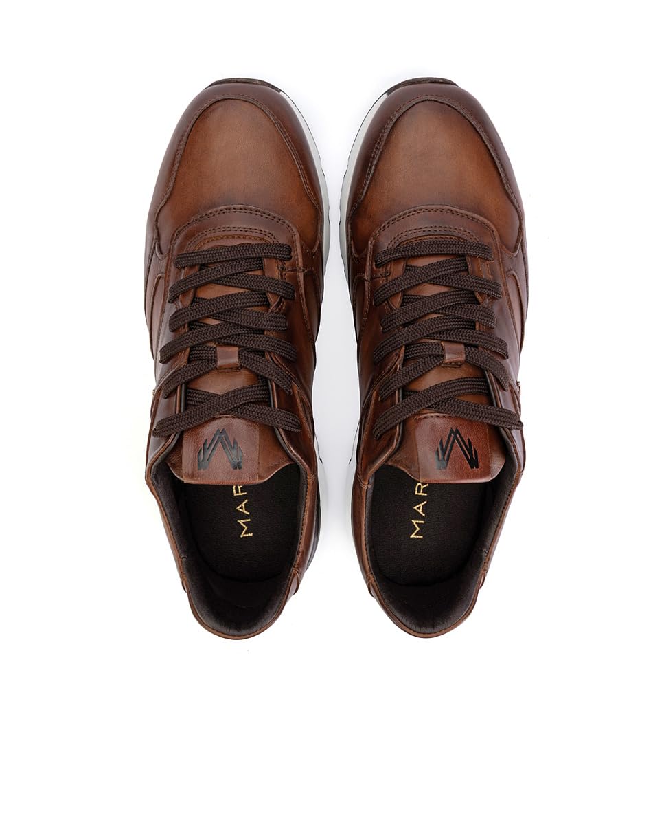 MARTINELLI Newport Deportivos Hombre | en Cuero | Cierre de Cordones | Talla EU 39-46