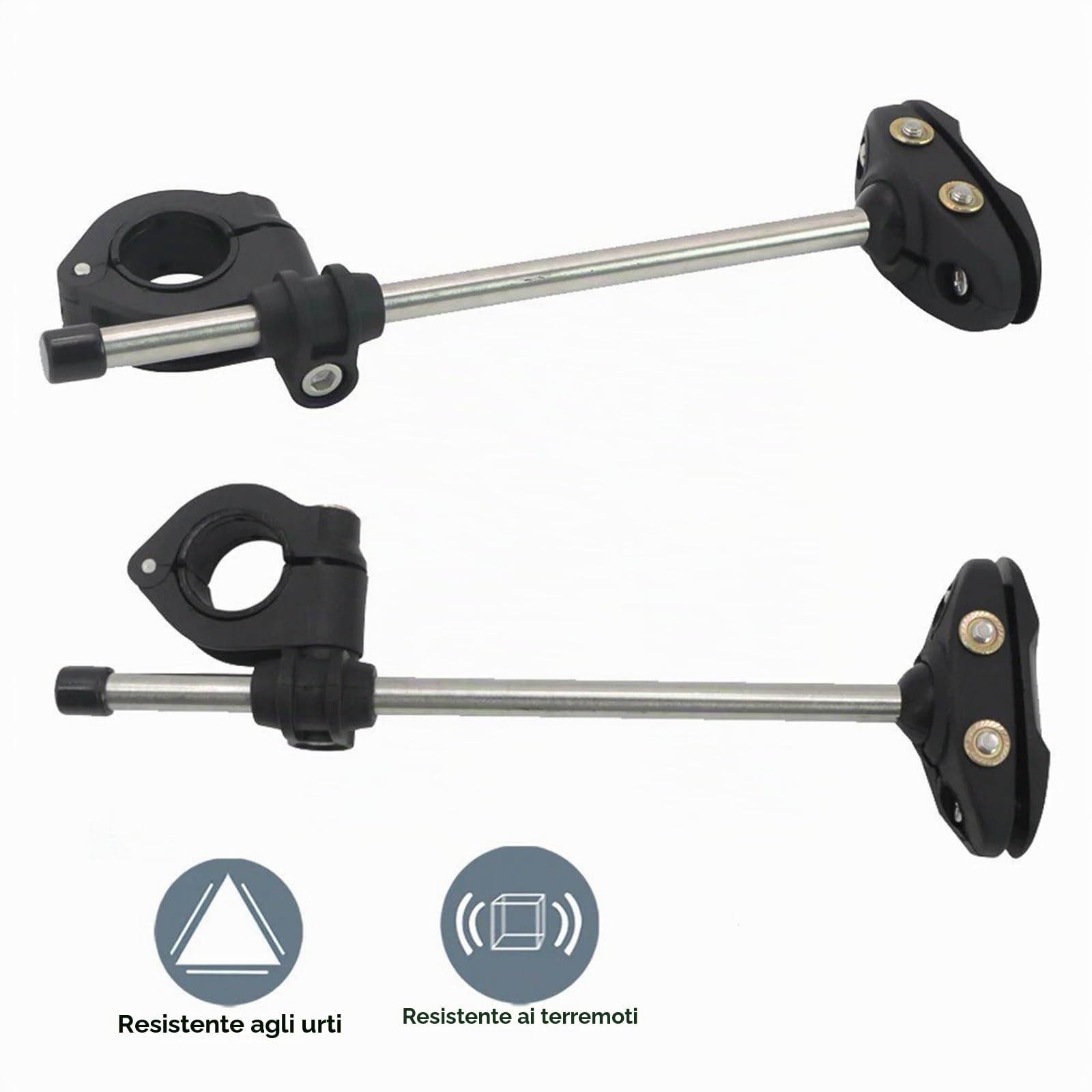 Parabrezza Moto Per Con 22MM 25MM 28MM Parabrezza Regolabile Per Moto Universale Staffa Per Parabrezza Kit Di Montaggio Per Parabrezza Deflettore Per Parabrezza Per Moto