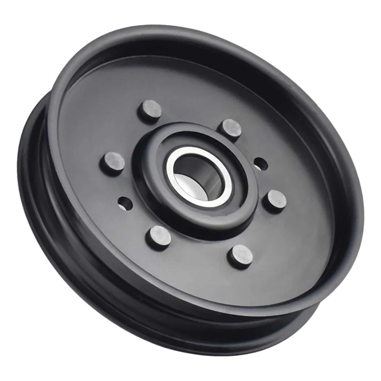 Polea tensora Plana for cortacésped N, diseñada for Adaptarse a Varios Modelos, incluida la compatibilidad con los números de Pieza AM37249 y AM107468. Reemplazo de polea de cortacésped