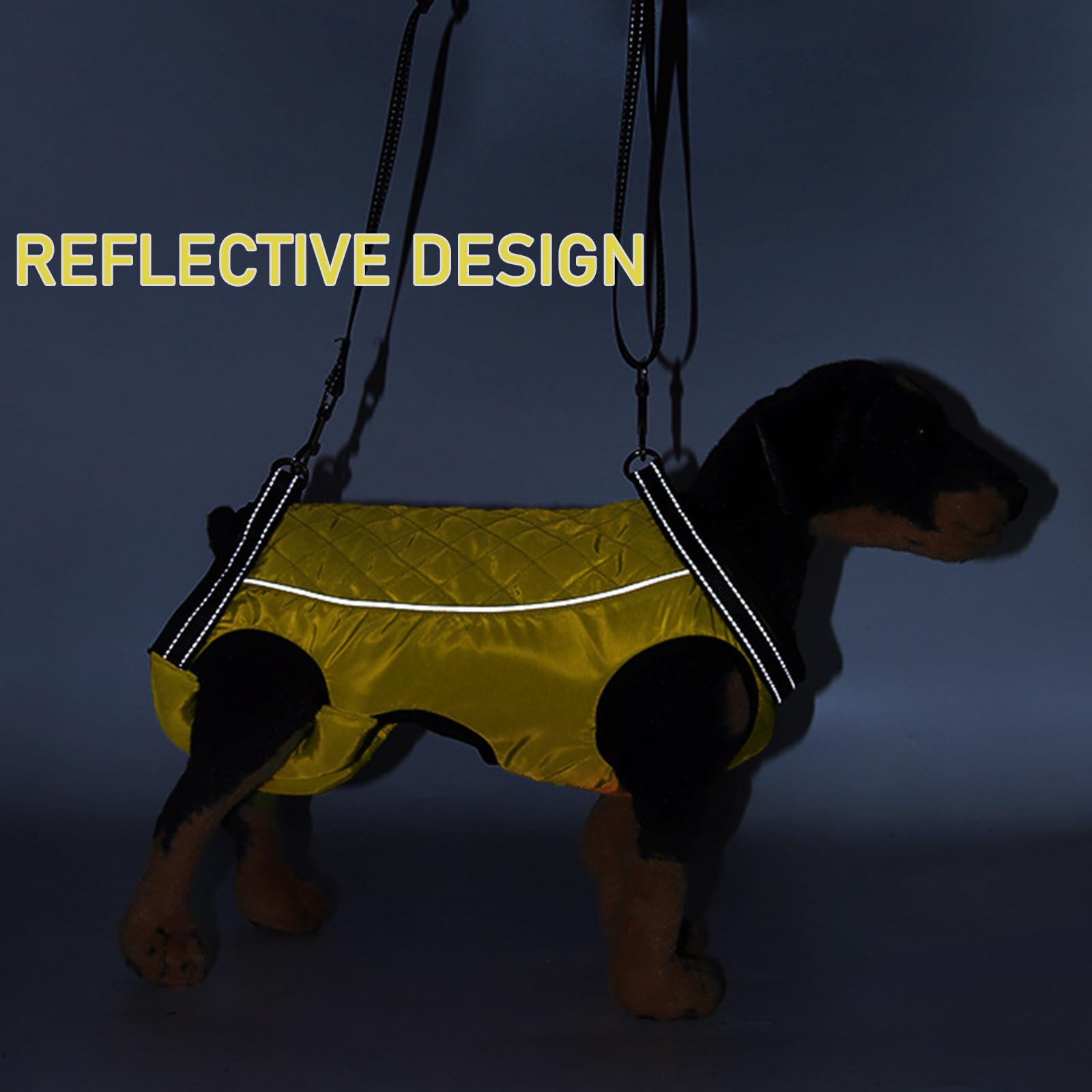 Arnés de elevación para perros pequeños, correa de apoyo de cuerpo completo para patas traseras, chaleco de rehabilitación de mascotas, correas ajustables para perros pequeños, patas traseras, para