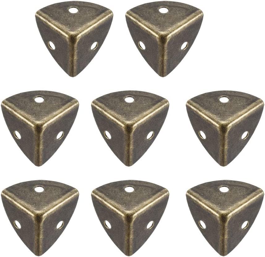 Protectores de esquinas de metal Protectores Esquina de la encimera de la abrazadera angular, protector de reposapiés, Protectores de esquinas de la caja Protector de protección de bordes 21 X 21 X 21