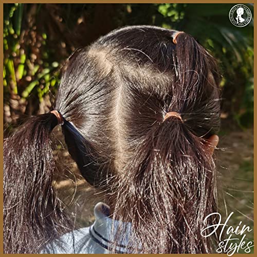 Teenitor Elastic Hair Bands, Elastics For Hair, Hair Elastics, Rubber Bands For Hair, Small Hair Ties, 2000Pcs, Light Brown #TOP3