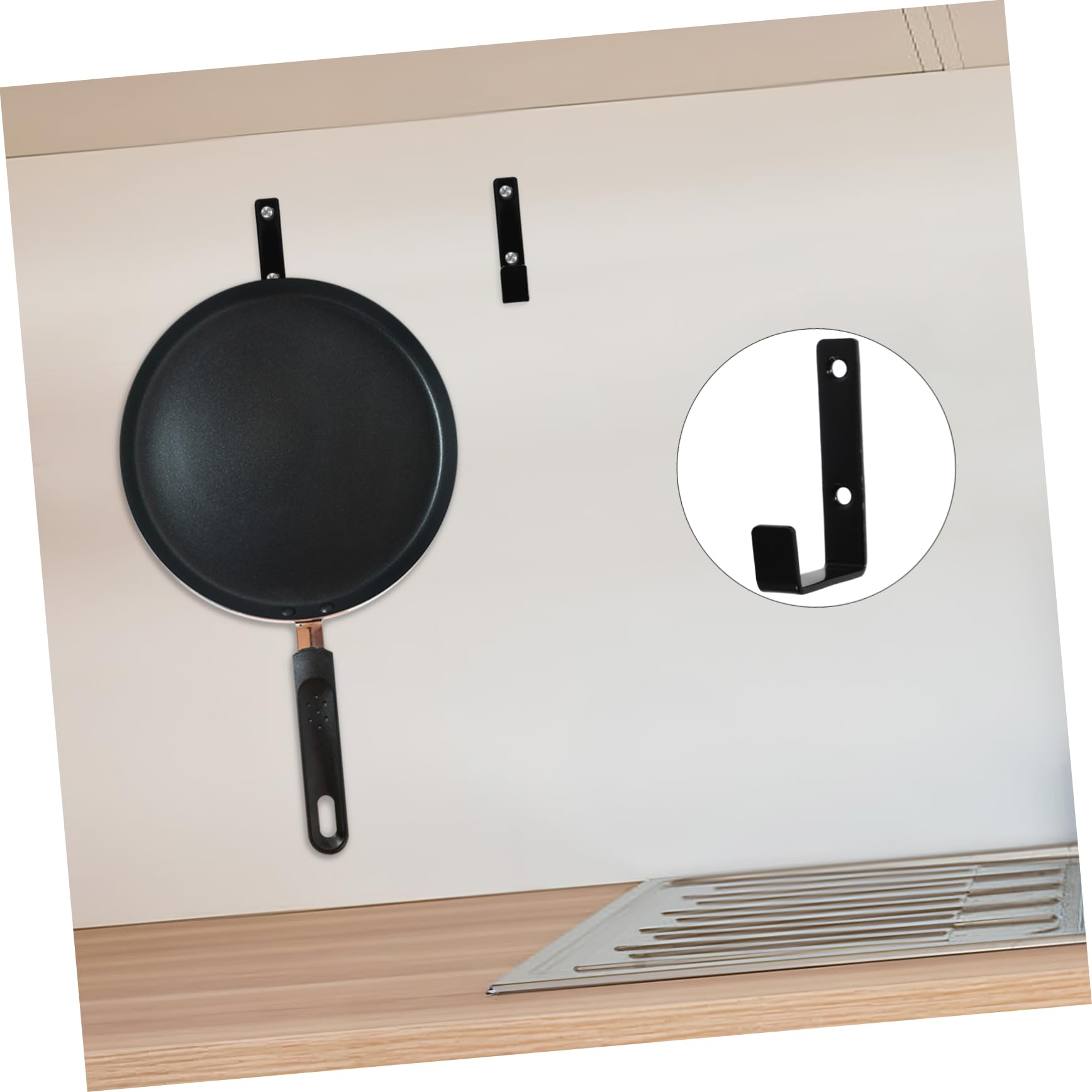 Cabilock 5 Set Ganci Da Muro Heavy Duty Per Garage Supporti Per Appendere Sicuri E Resistenti Per Organizzazione E Garage 2 Pezzi*5