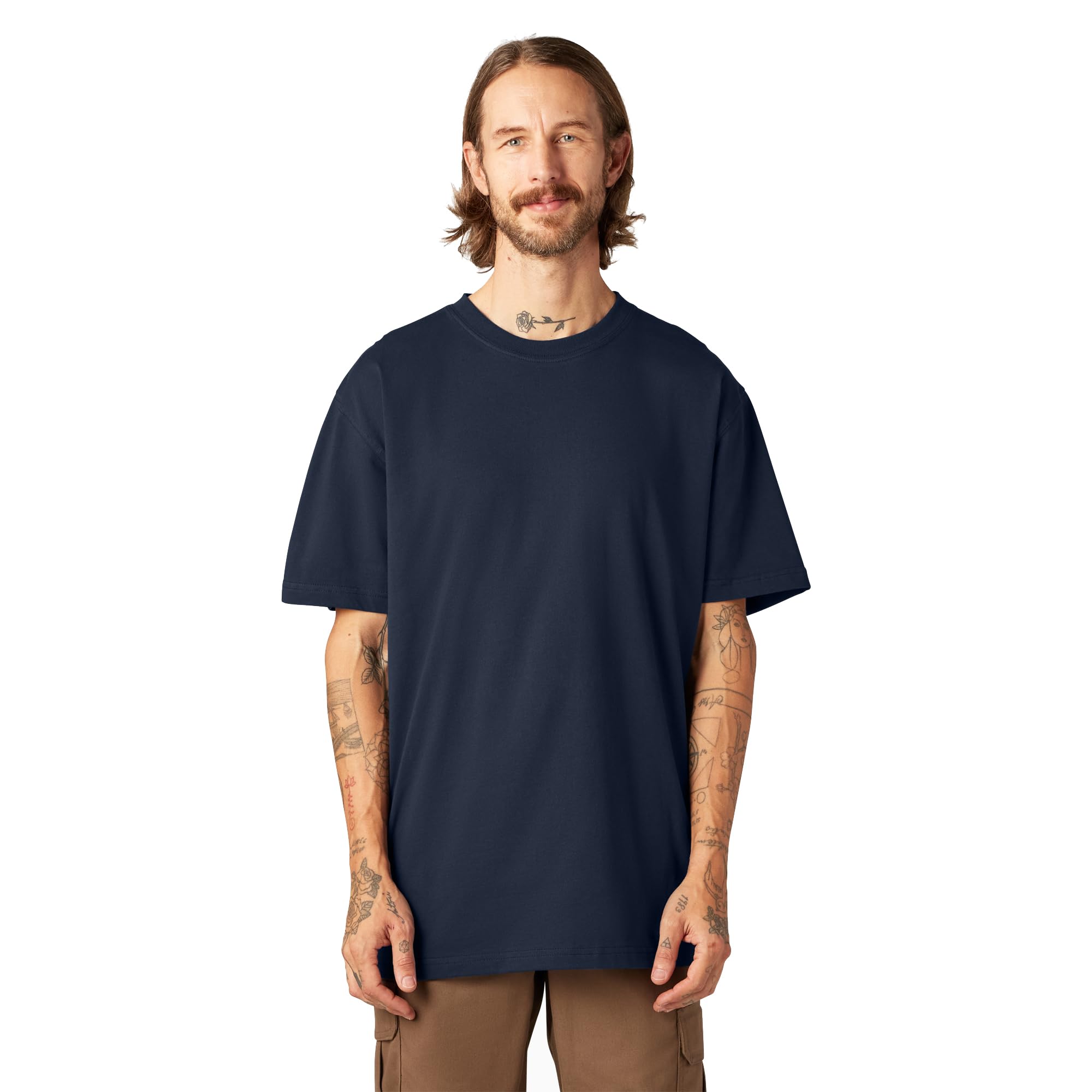 Men's Short Sleeve Heavyweight Crew Neck
