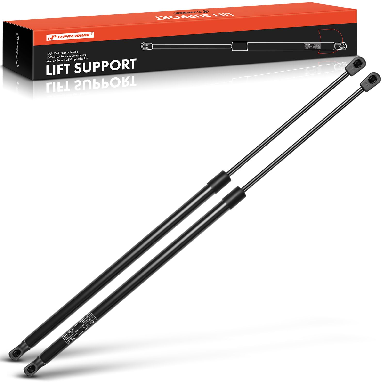 A-Premium Front Hood Lift Supports Shock Struts Compatible with Select Audi Models - A6, A6 allroad, A6 Quattro, A7 Quattro, A7 Sportback, RS6 Avant,
