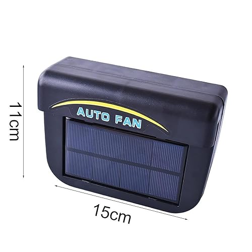 Miniatura 5 de Ventilador de ventilación de automóvil con energía solar, sistema de ventilación refrigerante, ventilador de radiador, ventilador de calor,
