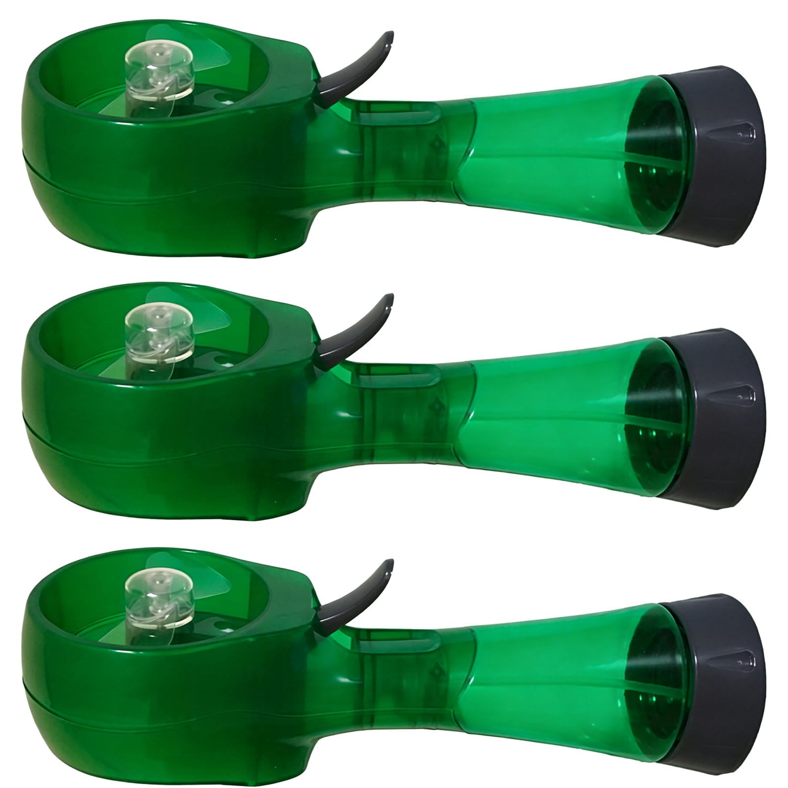 Uqezagpa 3Pcs Handheld Fan Set Battery Operated for Beach Camping and Travel Face Misting Fan