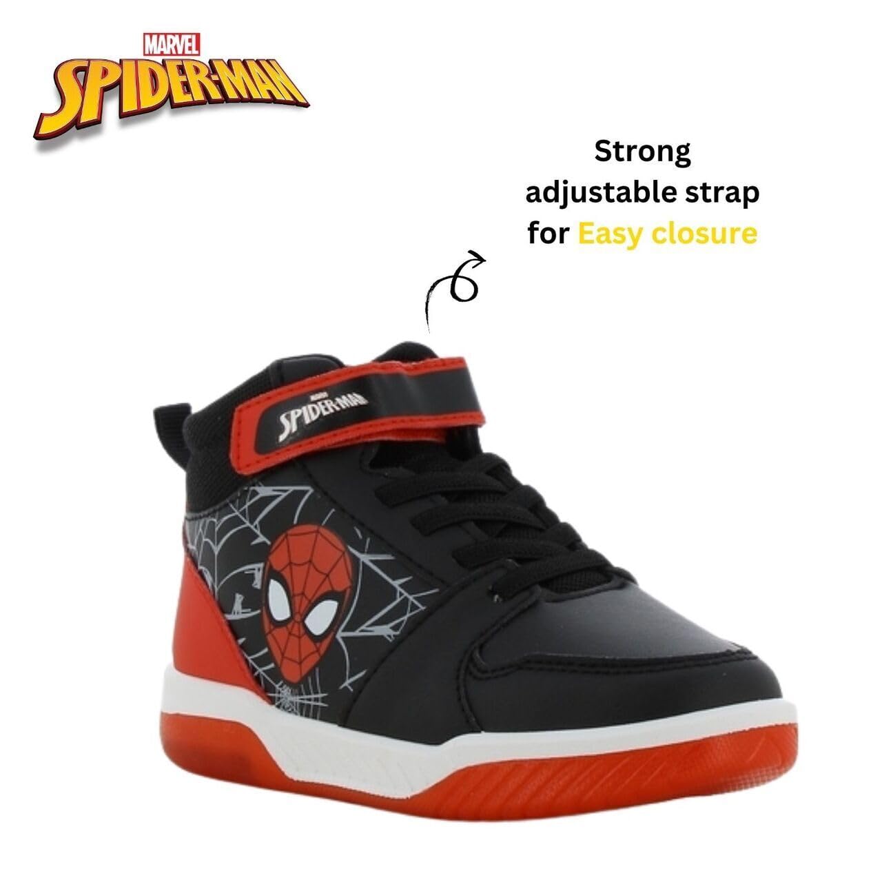 Leomil Spiderman Zapatillas Niño Deportivas | Zapatos para niños, Ligeros y cómodos, Ideal para la escuela y el tiempo libre, Marvel, Regalo para Niños