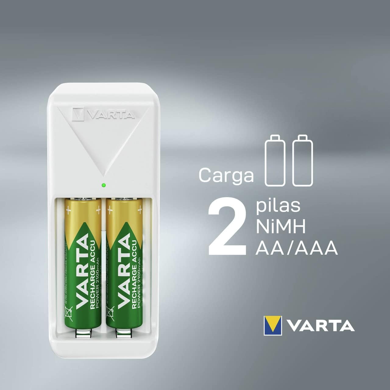 Cargador Varta con 2 pilas recargables AAA por 6,90€ ¡¡42% de descuento!!