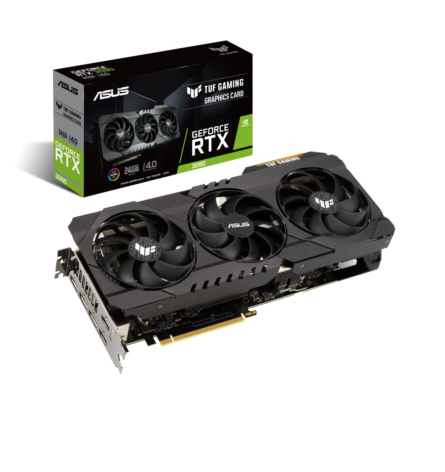 ASUS TUF GeForce RTX 3090 24 GB GDDR6X, Scheda Video Gaming & Prosumer con dissipatore triventola per gaming 8K e altissimi refresh rate