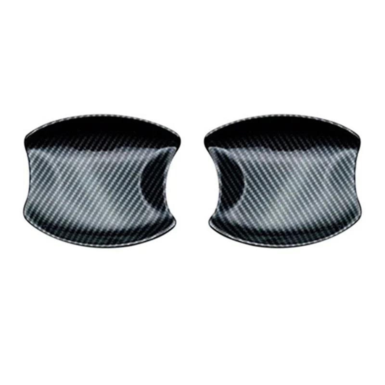 Zapora Bowl Covers Sticker Carbon Fiber Chrome Car Door Handle Cover Sticker Styling Accessories For Hrv For Vezel For Xr-V For Zr-V 2022-2025(Bowl)