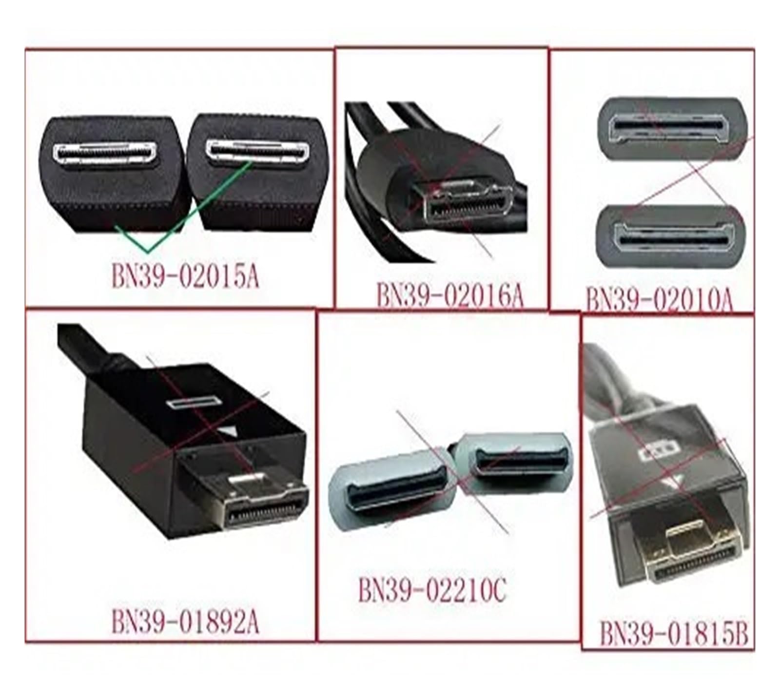 One Connect Mini-Kabel, kompatibel mit Samsung BN39-02015A BN39-02014A BN96-35817G BN96-35817B UN40JU7100 4K Ultra HD Smart LED HDTV TV-Box