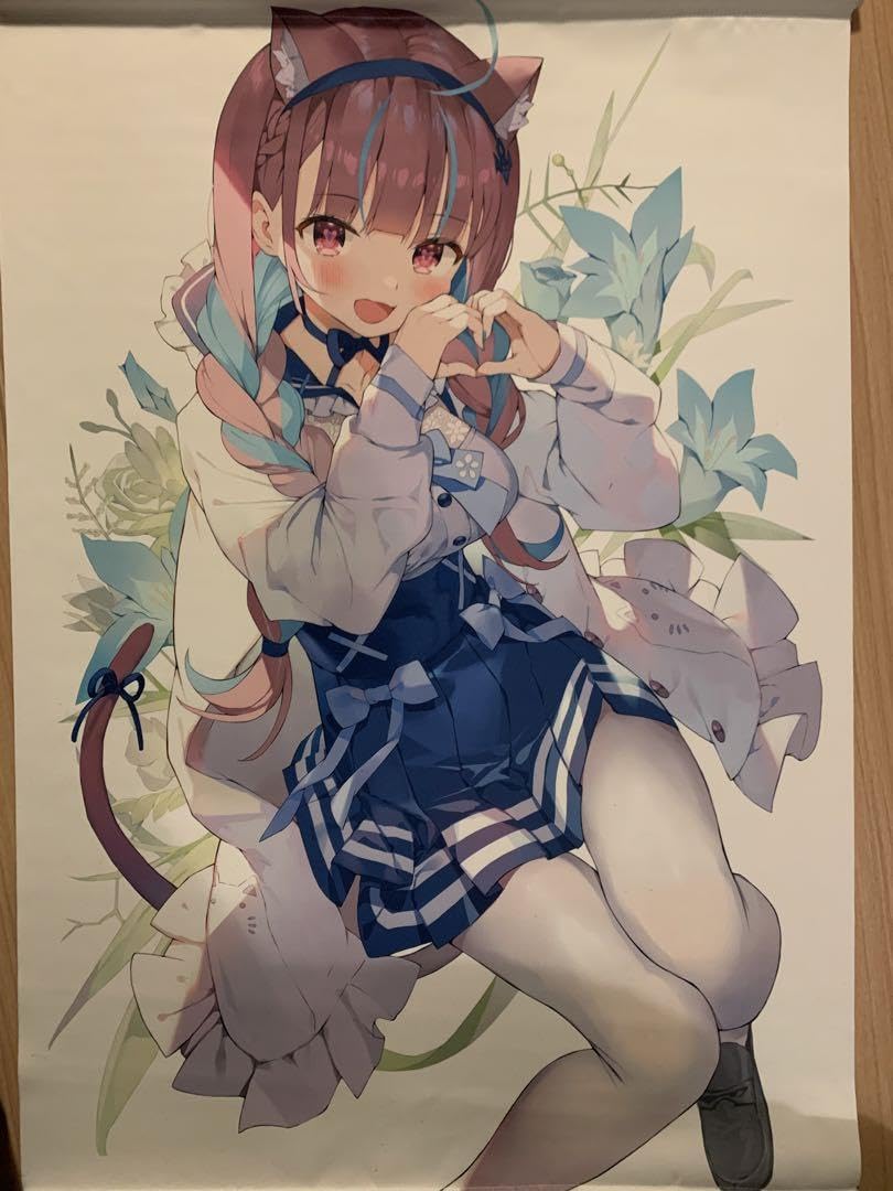 Amazon.co.jp: 湊あくあ B2タペストリー まかろん大帝 がおう : ホーム 