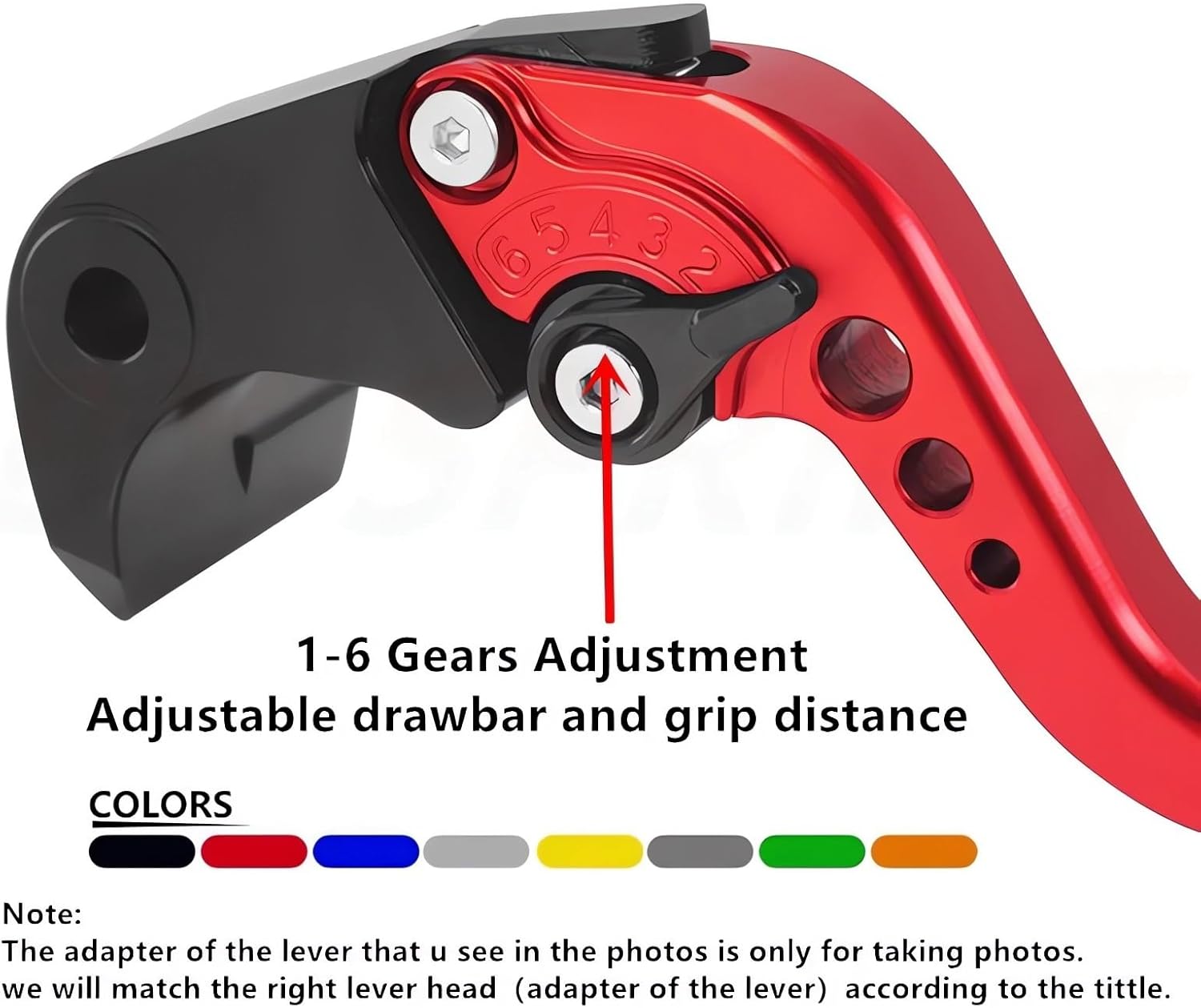 Clutch Brake Handle for Suzuki GSXR600 GSXR 600 GSX-R600 2004 2005 K4 K5 Accessories Motorcycle CNC Brake Clutch Levers Handlebar Handle Grips Ends(Black)