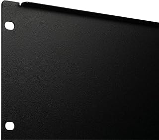 Network Blank Plate Rack Server Cabinet 2U 19 Inch Shell Blank Panel Gasket Black Steel Filler Mount,IT Network Server Internet Data Center Cloud Panel Partitions Spacer Installation,1 Pack